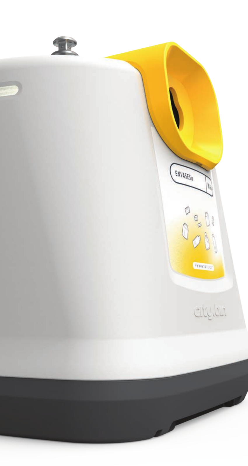 City.Bini polüetüleenkorpuse, sisestusava ja aluse detail